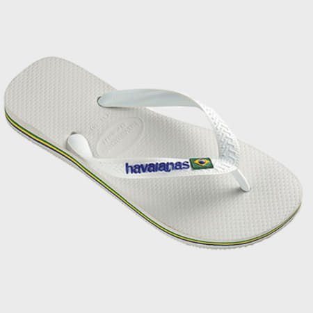 Havaianas - Tongs Brasil Logo Blanc
