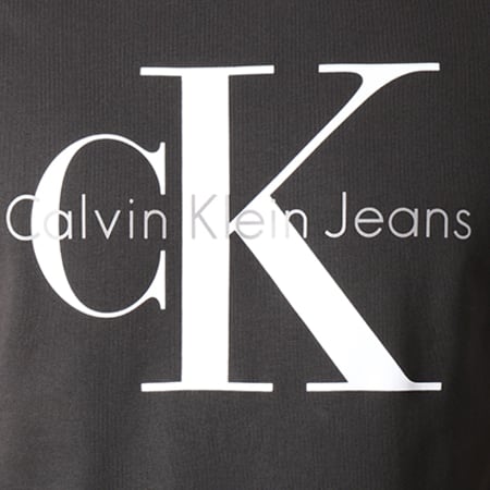 Calvin Klein - Tee Shirt Shrunken Classique Noir