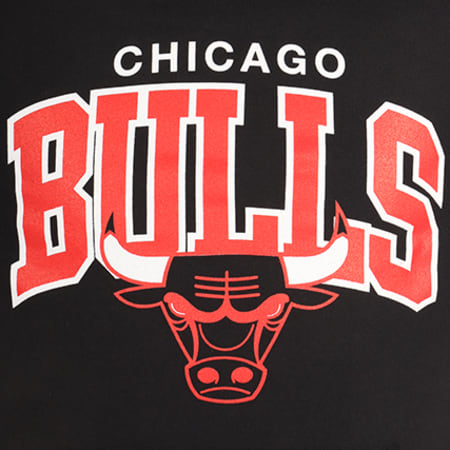 Mitchell and Ness - Sweat Capuche Team Arch Chicago Bulls Noir