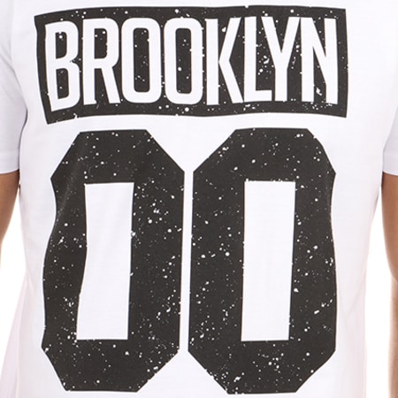 Luxury Lovers - Tee Shirt Brooklyn 00 Speckle Blanc