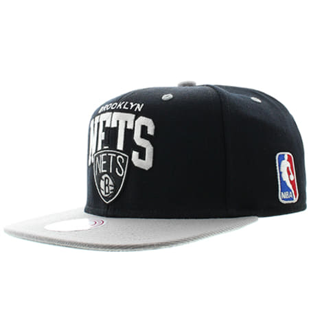 Mitchell and Ness - Casquette Snapback Mitchell And Ness Team Arch Brooklyn Nets Noir