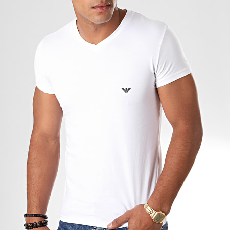 Emporio Armani - Tee Shirt Emporio Armani 110810 CC729 Blanc