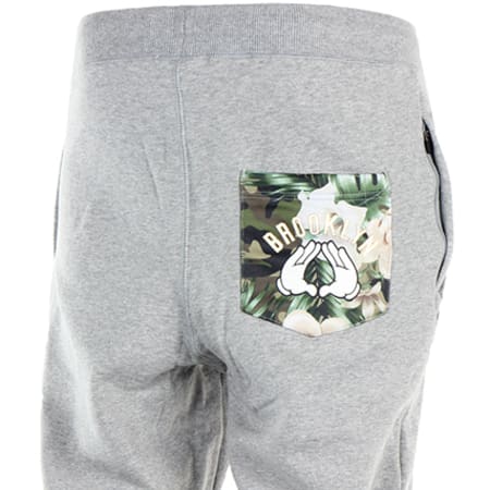 Cayler And Sons - Pantalon Jogging WL Brooklyn Soldier Gris Chiné