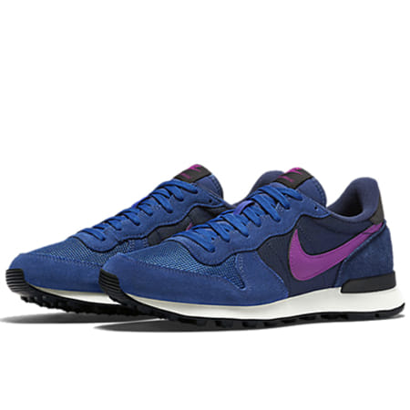 basket nike femme bleu