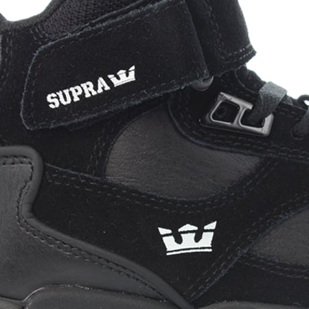 Baskets supra bleeker noir clearance