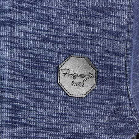Project X Paris - Tee Shirt Oversize 88151106 Bleu Marine