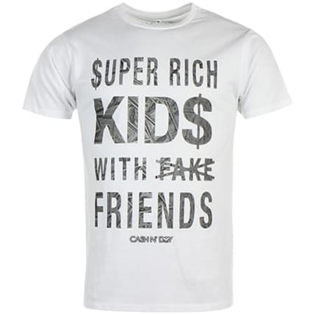 Cash N Day - Tee Shirt 339 Blanc
