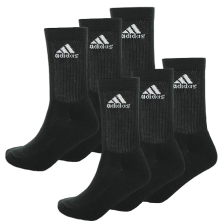 Adidas Sportswear - Lot De 6 Paires de Chaussettes De Sport AA2295 Noir