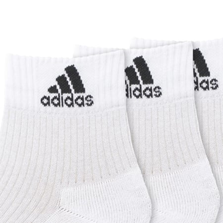 Adidas Sportswear - Lot De 3 Paires De Chaussettes Courtes AA2285 Blanc