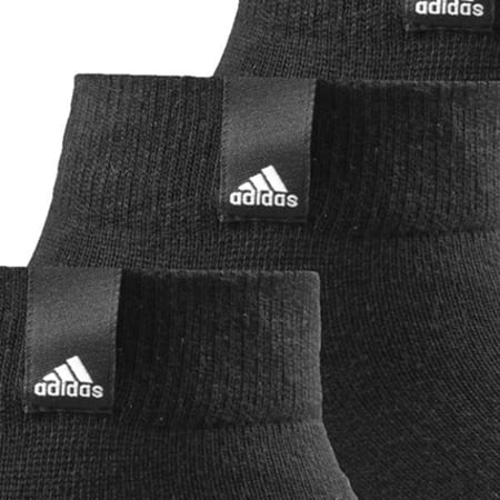 Adidas Sportswear - Lot De 3 Paires De Chaussettes Courtes AA2484 Noir