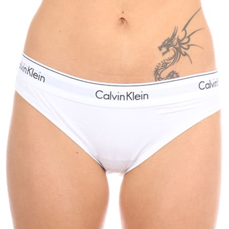 Calvin Klein - Culotte Femme F3787E Blanc