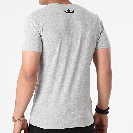 Booba - Camiseta Small Crown Grey Typo Black