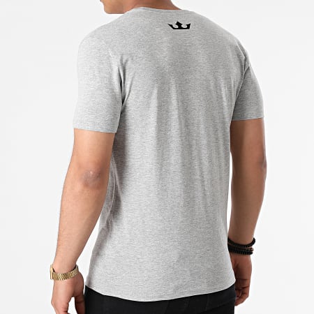Booba - Camiseta Small O Grey Typo Black