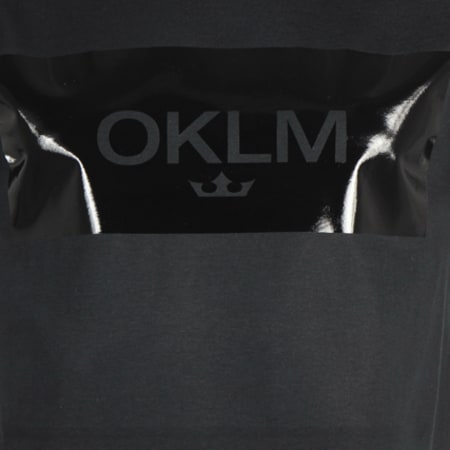 OKLM - Sweat Crewneck Small Crown Noir Typo Noir