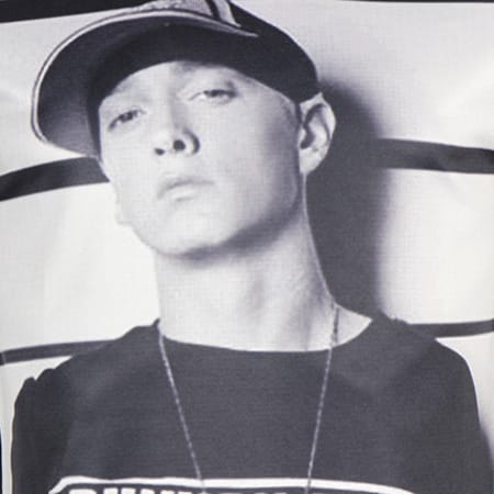 Music Nation - Tee Shirt Eminem Jail Noir