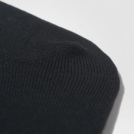 Adidas Originals - Lot De 3 Paires De Chaussettes Courtes Trefoil Liner AB3889 Noir Gris Blanc