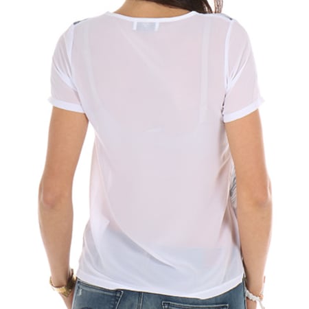 Le Temps Des Cerises - Tee Shirt Femme Flomo Blanc