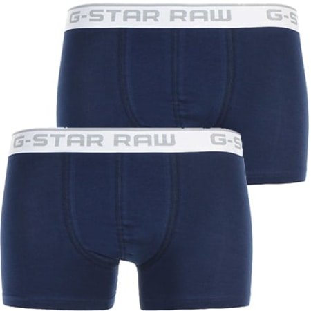 G-Star - Lot De 2 Boxers Sport Bleu Marine