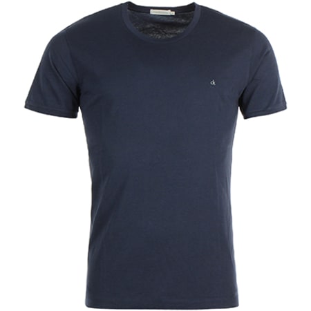 Calvin Klein - Tee Shirt Bron Bleu Marine