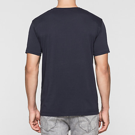 Calvin Klein - Tee Shirt Bron Bleu Marine