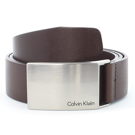 Calvin Klein - Ceinture Mino Plaque K50K500758 Marron