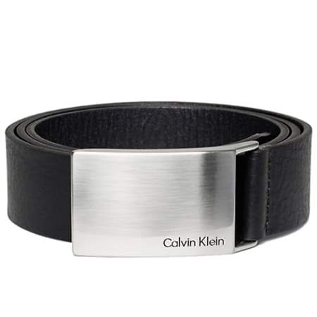 Calvin Klein - Ceinture Mino Plaque Noir