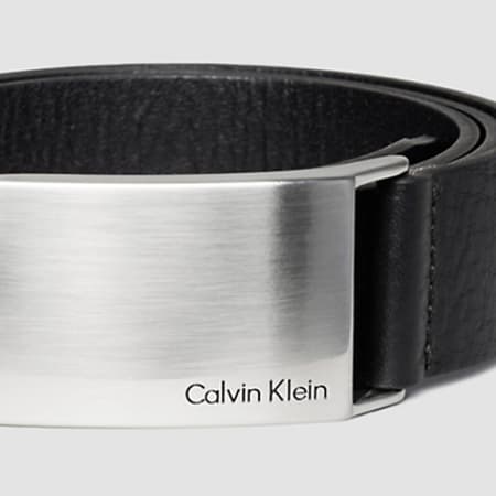 Calvin Klein - Ceinture Mino Plaque Noir