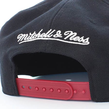Mitchell and Ness - Casquette Snapback XL 2 Tone Miami Heat Noir