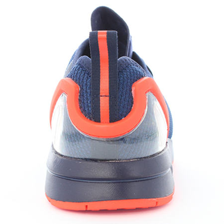 Adidas Originals - Baskets ZX Flux Adv Asym Bleu Marine Orange