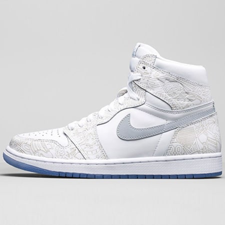 Jordan Baskets Femme Reissue Hi OG Laser Blanc