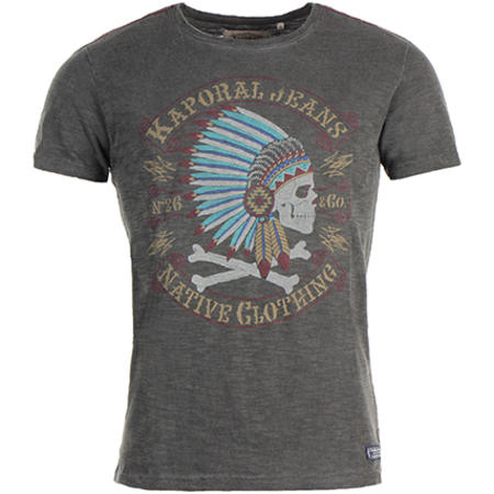 T-shirt KAPORAL Coton Et Lin - Blanc, Taille Grand M (réel XL), Excellent état
