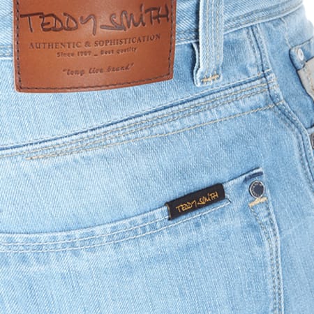 Teddy Smith - Jean Regular Ritter Rock Used Bleached Bleu Wash