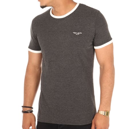 Teddy Smith - Tee Shirt The Gris Anthracite