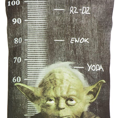 Chunk Clothing - Tee Shirt Star Wars Jedi Height Chart Blanc