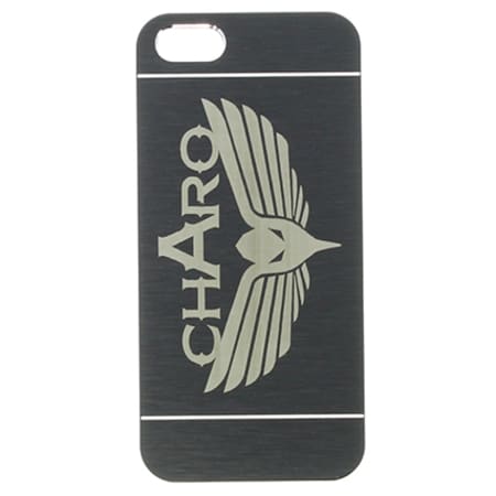 Charo - Coque Iphone 5 Et 5S Logo Classique Noir Gris