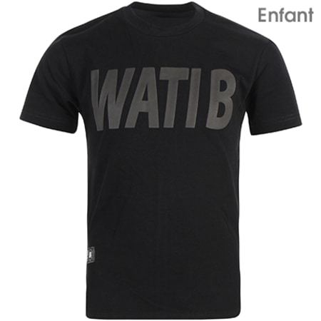 Wati B - Tee Shirt Oversize Enfant Pacino Noir