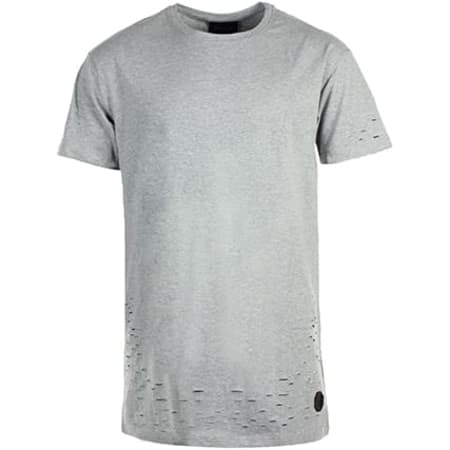 Project X Paris - Tee Shirt Oversize 88161121 Gris Chiné