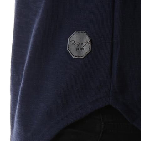 Project X Paris - Tee Shirt Oversize 88161106 Bleu Marine