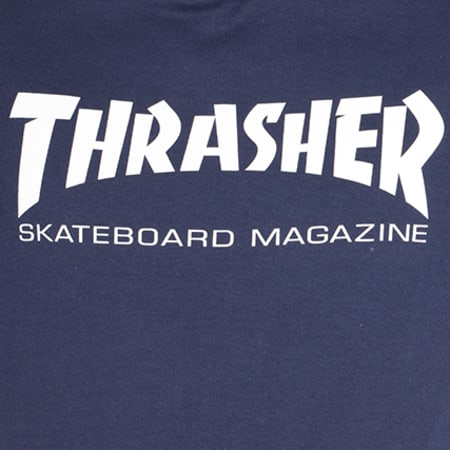 Thrasher - Sweat Capuche Skate Mag Bleu Marine