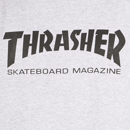 Thrasher - Sweat Crewneck Skate Mag Gris Chiné