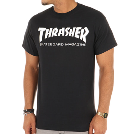 Thrasher - Tee Shirt Skate Mag Noir