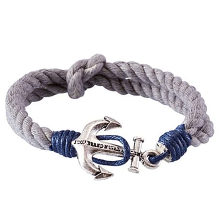 Icon Brand - Bracelet Captain Crunch Gris Bleu Marine