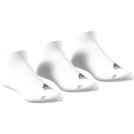 Adidas Performance - Lot De 3 Paires De Chaussettes Courtes AA2311 Blanc