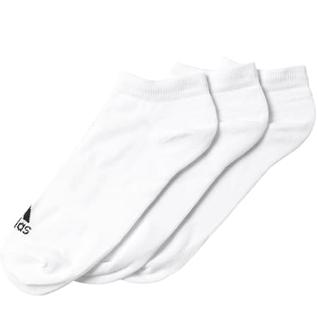 Adidas Sportswear - Lot De 3 Paires De Chaussettes Courtes AA2311 Blanc