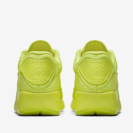 nike - baskets air max 90 ultra breathe jaune fluo nike - baskets air max 90 ultra breathe jaune fluo