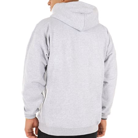 Thrasher - Sweat Capuche Flame Gris Chiné