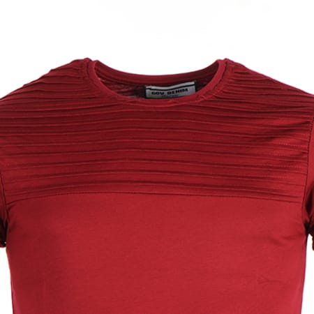 Gov Denim - Tee Shirt 1007-1 Bordeaux