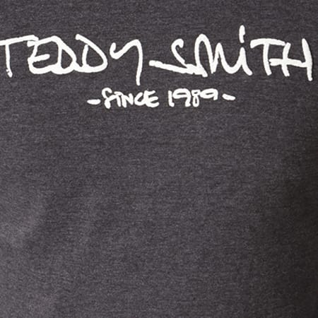Teddy Smith - Tee Shirt Manches Longues Ticlass 3 Gris Anthracite