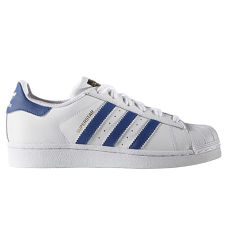Adidas Originals - Baskets Femme Superstar Foundation J S74944 Footwear White EQT Blue