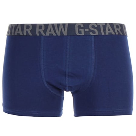 G-Star - Lot De 3 Boxers Classic Low Rise Bleu Marine Gris Noir